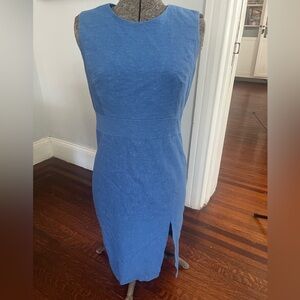 Ann Taylor Blue Midi Dress